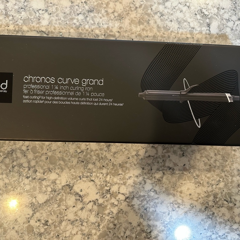 ghd Chronos Curve Grand Curling Iron - Black